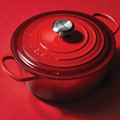 Le Creuset Signature Roaster round 26cm cherry red (21177260602430) image 5