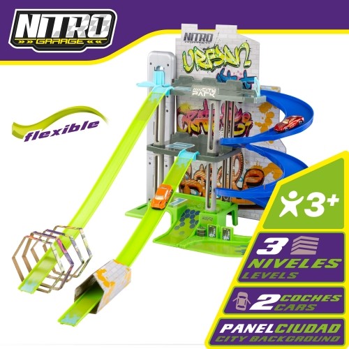 Speed & Go Автостоянка NITRO с 2 метал. машинами и 3 этажами 3+ CB49962 image 5
