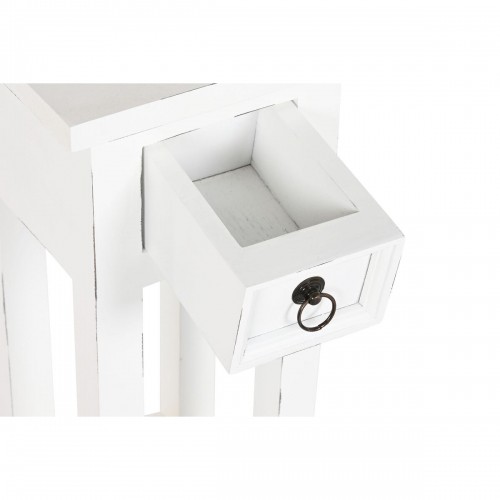 Вспомогательный стол Home ESPRIT Белый Деревянный 25 x 25 x 67 cm image 5