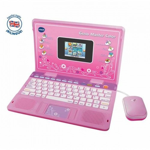 Toy computer Vtech Genio Master Color ES-EN 18 x 27 x 4 cm Rozā image 5