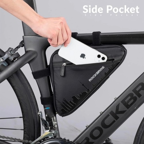 Rockbros B39-2 waterproof frame bicycle bag - black image 5
