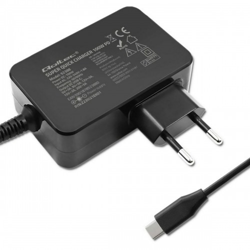 Wall Charger Qoltec 52388 Black 100 W (1 Unit) image 5