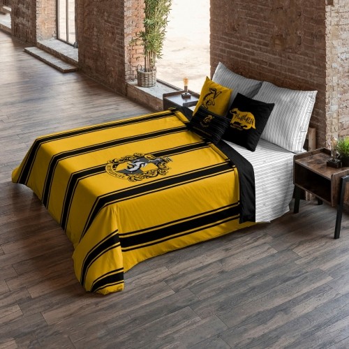 Ziemeļu pārvalks Harry Potter Hufflepuff Dzeltens Melns 155 x 220 cm Gulta 90 image 5