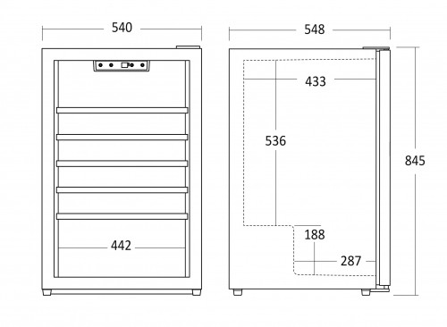 Wine cooler Scandomestic SV45B image 5