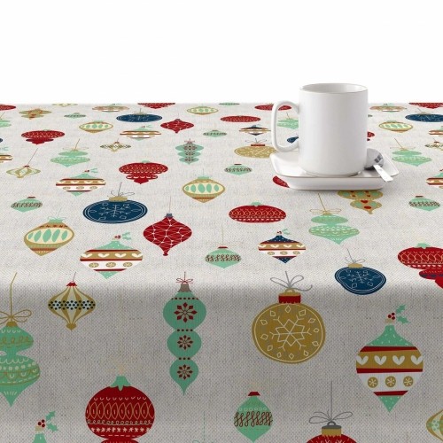 Stain-proof resined tablecloth Belum Merry Christmas 140 x 140 cm image 5