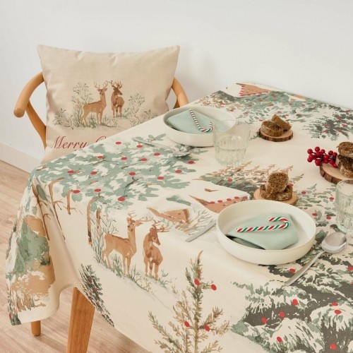 Stain-proof resined tablecloth Belum Christmas Deer 300 x 140 cm image 5