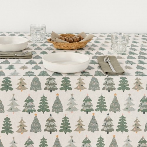 Stain-proof resined tablecloth Belum Merry Christmas 140 x 140 cm image 5