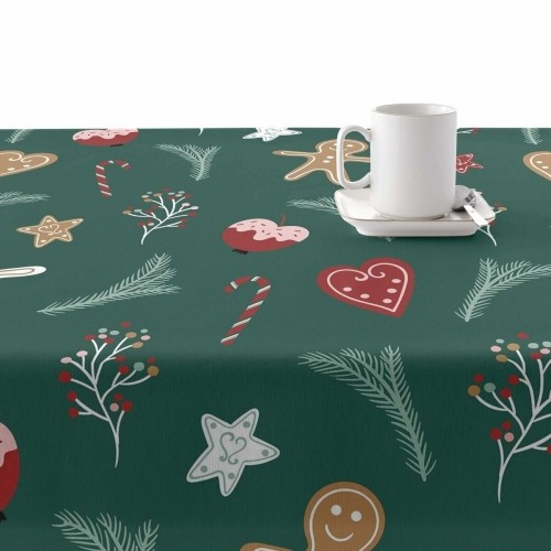 Stain-proof resined tablecloth Belum Merry Christmas 140 x 140 cm image 5