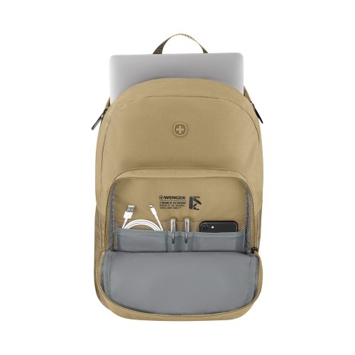 WENGER CRANGO 16" LAPTOP BACKPACK Beige image 5