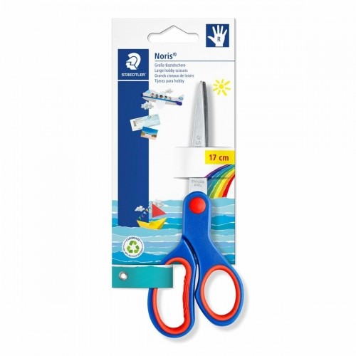 Scissors Staedtler Noris Blue Stainless steel 17 cm (10 Units) image 5