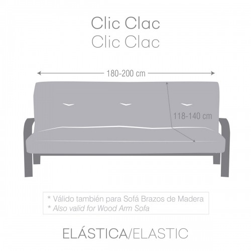 Dīvāna pārvalks Eysa Troya Clic-clac Bēšs 140 x 100 x 200 cm image 5