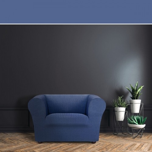 Чехол для стула Eysa PREMIUM JAZ Синий 110 x 100 x 130 cm image 5