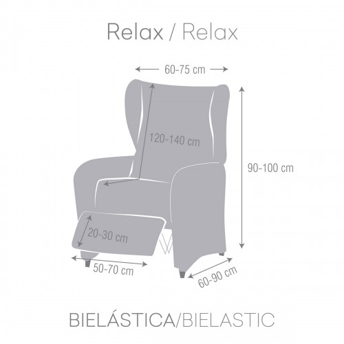 Pārvalks krēslam Eysa RELAX BRONX Balts 90 x 100 x 75 cm image 5