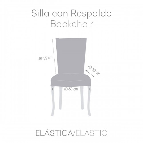 Чехол для кресла Eysa TROYA Светло-коричневый 50 x 55 x 50 cm 2 штук image 5