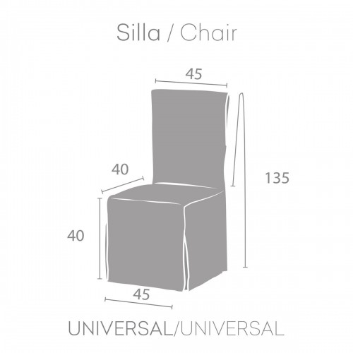 Чехол для кресла Eysa VALERIA Темно-серый 40 x 135 x 45 cm 2 штук image 5