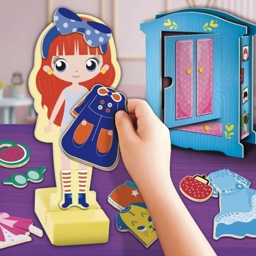 Образовательный набор Lisciani Giochi Magnetic Fashion Doll (FR) image 5