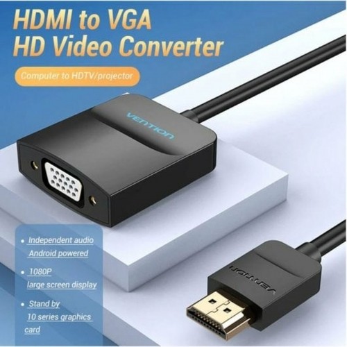 Адаптер HDMI—VGA Vention 42154 Чёрный 15 cm image 5