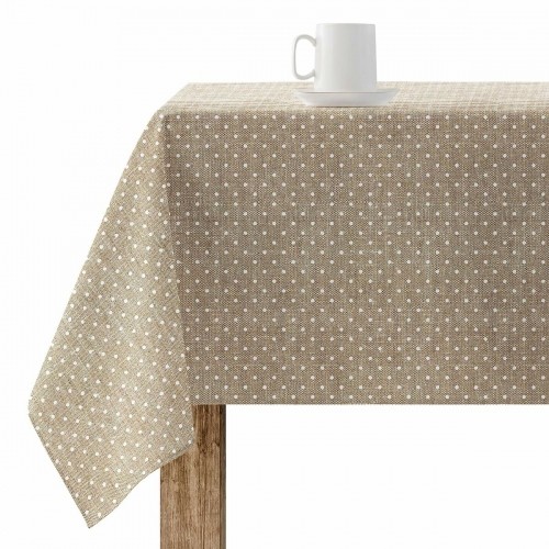 Stain-proof resined tablecloth Belum Plumeti White 200 x 140 cm image 5