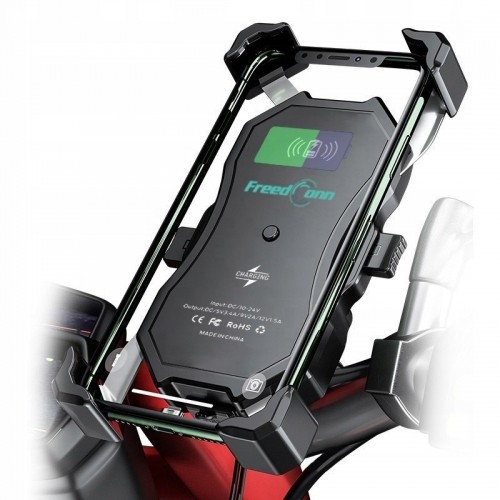 MOTORBIKE PHONE HOLDER FREEDCONN MC1W WITH INDUCTIVE CHARGER image 5