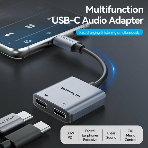 USB-C-разветвитель Vention BGZHA 15 cm image 5