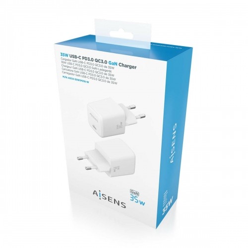 Wall Charger Aisens ASCH-35W1P016-W White 35 W (1 Unit) image 5
