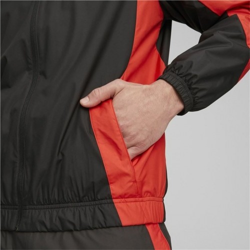Men's Sports Jacket Puma Ac Milan Prematch Black Red image 5