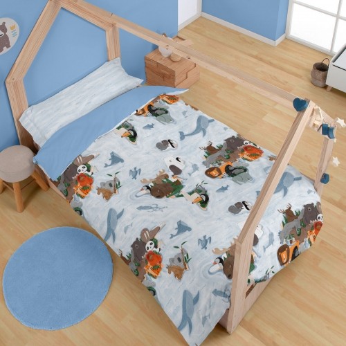 Duvet cover set Alexandra House Living Animals Multicolour Single 2 Pieces image 5