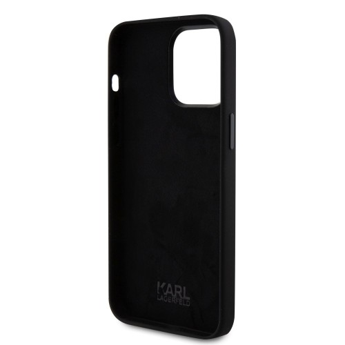 Phone case  Karl Lagerfeld priekš  iPhone 15 Pro Max Liquid Silicone Black image 5