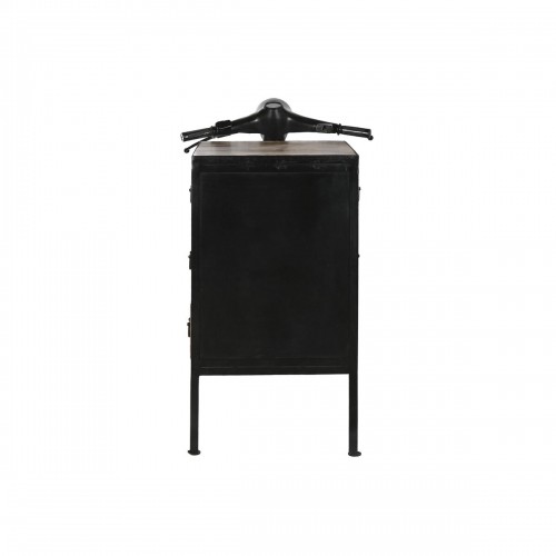 Тумба с ящиками Home ESPRIT Коричневый Чёрный Железо Древесина манго Мотоцикл Loft Изношенный 100 x 68 x 105 cm image 5