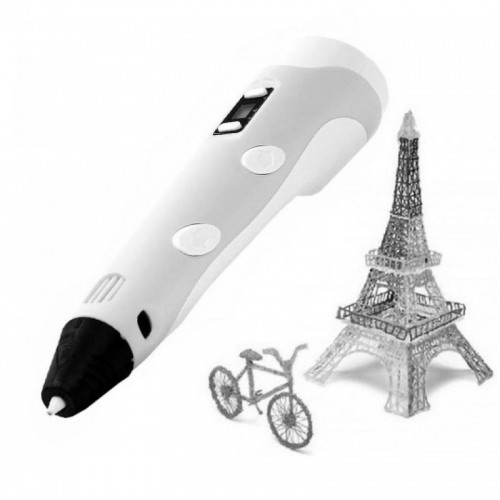 iLike Super Set 3D Drukas pildspalva ar 7 Aksesuāriem 5V Versija + USB 2m Vads Rozā image 5