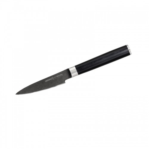 Samura MO-V Stonewash комплект 3х ножей (Шеф , Универсальный, Овощной)  из AUS 8 Японской из стали 59 HRC image 5