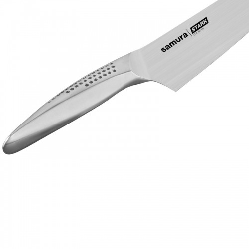 Samura Stark Универсальный большой кухонный Santoku нож 197mm из AUS 8 Японской стали 59 HRC image 5