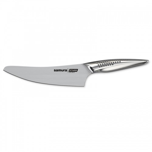Samura STARK Универсальный кухонный нож с удобным углом резки 166мм из AUS 8 Японской стали 59 HRC image 5