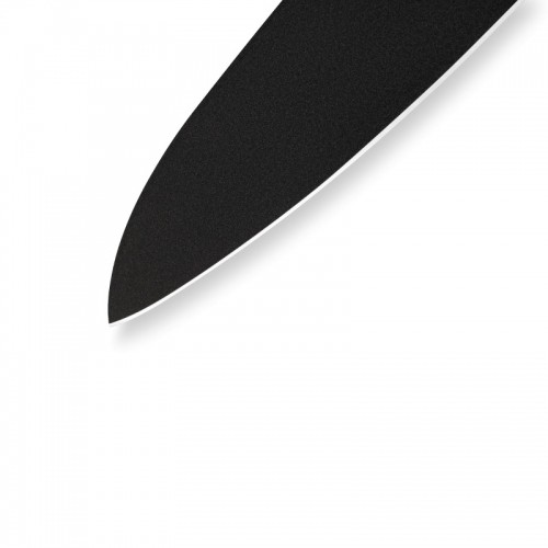 Samura Shadow Коплект их 2 Кухонных ножей 208mm & 120mm AUS-8 анти-липкое темное покрытие 58 HRC image 5