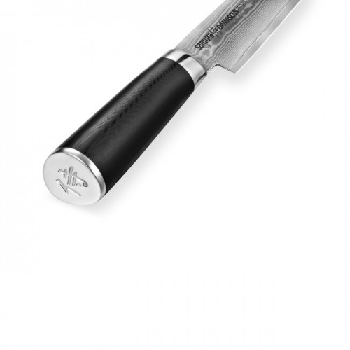 Samura Damascus Универсальный Кухонный нож для Нарезки 230mm из AUS 10 Японской стали 61 HRC (67-слойный) image 5