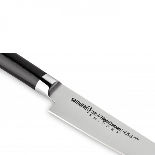 Samura MO-V Универсальный кухонный нож 150mm из AUS 8 Японской стали 59 HRC image 5