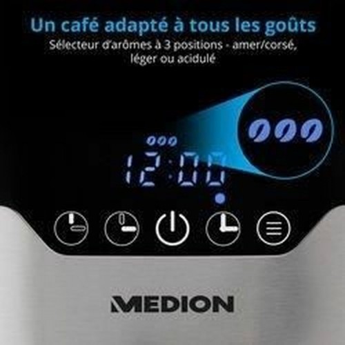 Drip Coffee Machine Medion 900 W 1,2 L image 5
