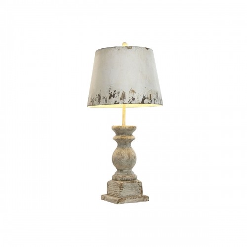 Galda lampa Home ESPRIT Balts Metāls Egle 50 W 220 V 40 x 40 x 83 cm image 5