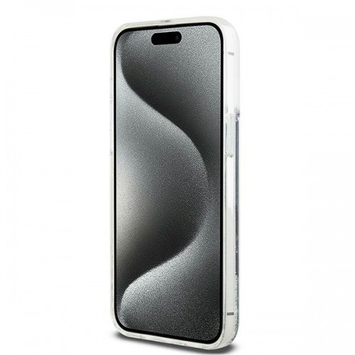 DKNY DKHCP15XLBNAEK iPhone 15 Pro Max 6.7" czarny|black hardcase Liquid Glitter Big Logo image 5