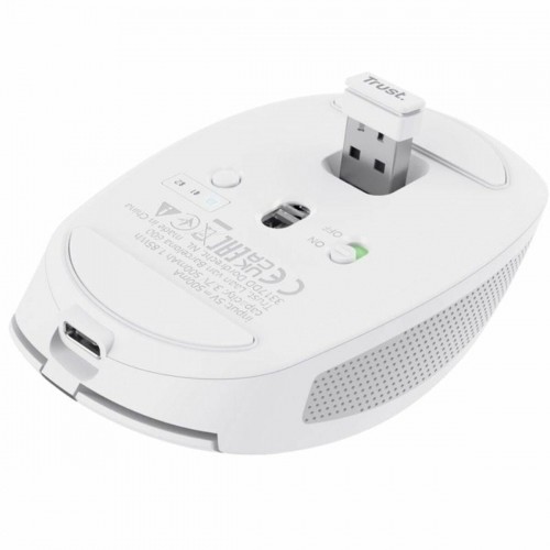 Wireless Mouse Trust Ozaa White 3200 DPI image 5