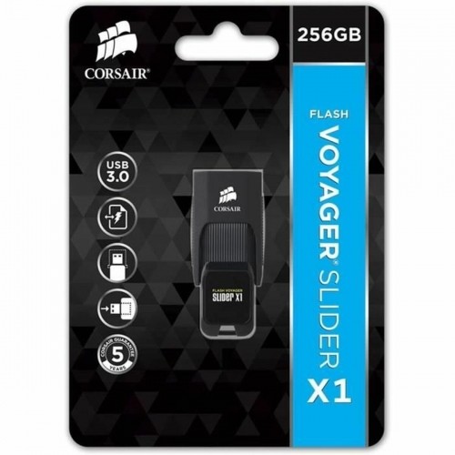 USB Zibatmiņa Corsair Melns 256 GB image 5
