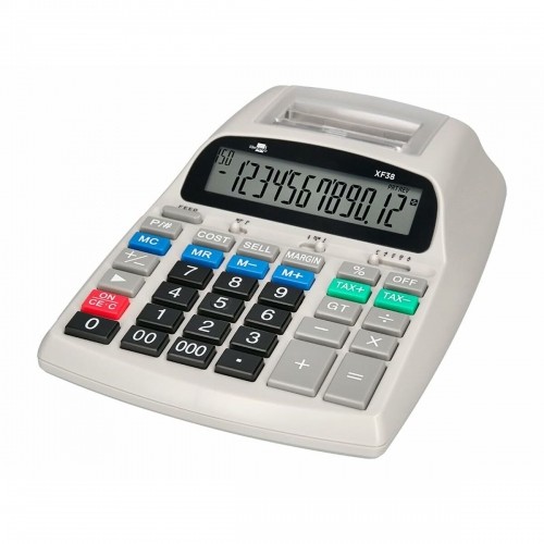 Печатный калькулятор Liderpapel XF38 Белый image 5
