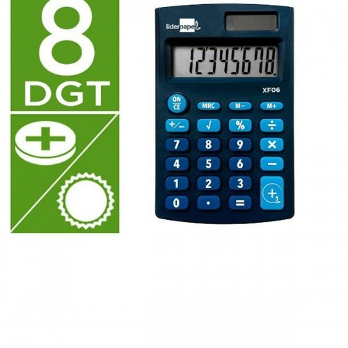 Kalkulators Liderpapel XF06 Zils image 5