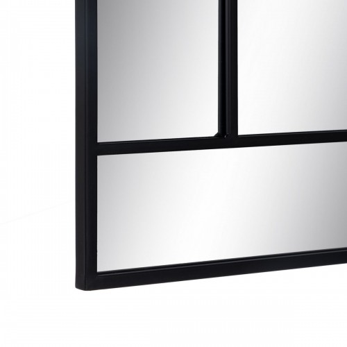 Bigbuy Home Sienas spogulis Melns Stikls Dzelzs Vertikāli 60 x 2 x 90 cm image 5