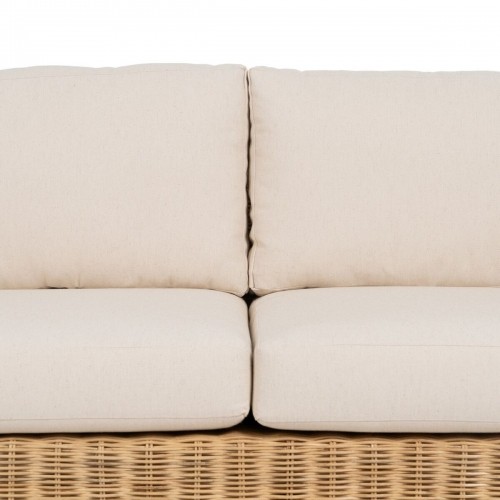 Garden sofa Natural Mango wood Foam Natural Fibre 180 x 86 x 80 cm image 5