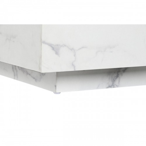 Centrālais galds Home ESPRIT Balts Koks MDF 90 x 90 x 35 cm image 5
