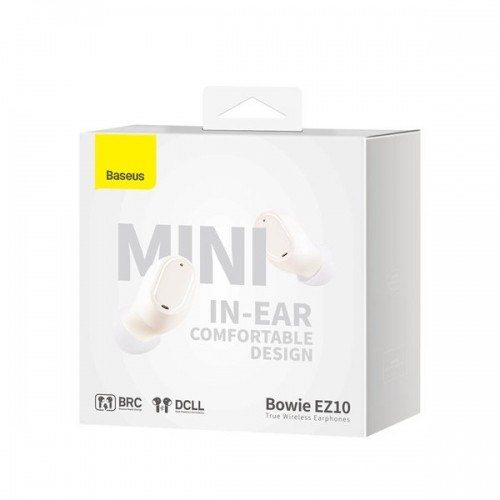 Wireless earphones Baseus Bowie EZ10 (white) image 5