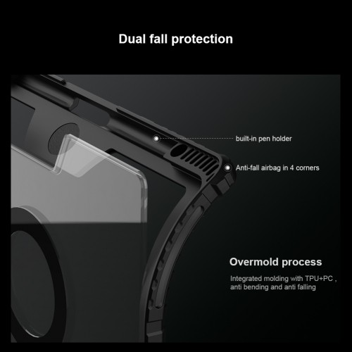Nillkin Bumper Link Keyboard Case (Backlit Version) for iPad 12.9 Pro 2020|2021|2022 Black image 5