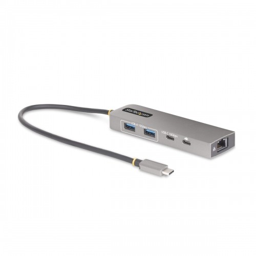 USB-C Centrmezgls Startech 10G2A1C25EPD-USB-HUB Pelēks image 5