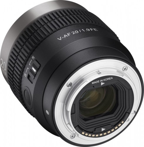 Samyang V-AF 20mm T1.9 lens for Sony image 5